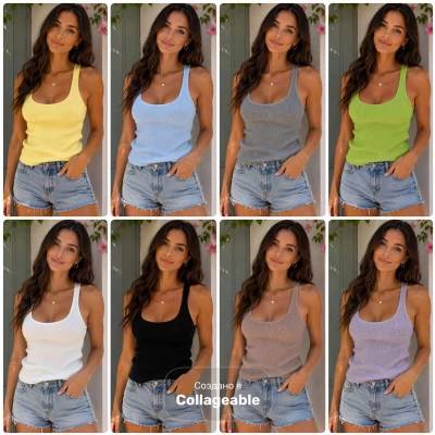 Майка 26113. Якість-Рубчік cotton 51% cashmere 24% Розмір- універсальний 42/48 Майка 26113. Якість-Рубчік cotton 51% cashmere 24% Розмір- універсальний 42/48