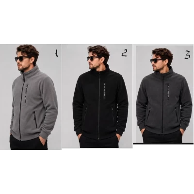 Кофта чоловіча трикотажна всередині на байці.  Black Cuclone. Батал.  Розміри: 3XL-7XL.