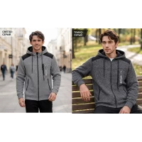 Кофта чоловіча трикотажна , всередині на байці. меланж. Розміри: XL, 2XL, 3XL, 4XL, 5XL Кофта чоловіча трикотажна , всередині на байці. меланж. Розміри: XL, 2XL, 3XL, 4XL, 5XL