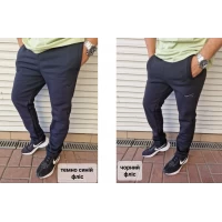 Чоловічі спортивні штани на флісі прямі. Розміри 46-54 (84693)