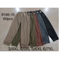 Жіночі теплі спортивні штани  На хутрі. Розміри 3xl-7xl. В уп. 5 шт різного кольору.(86356)