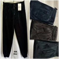 Жіночі спортивні штани рубчик велюр на хутрі.. Р. 6xl-9xl. В уп. 6 шт різного кольору, 86288