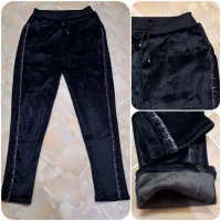 Жіночі теплі спортивні штани. Розміри 44-56  Матеріал велюр на хутрі. 84288