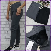 Жіночі теплі спортивні штани. На хутрі. Розміри 44-56. В упаковці 6 шт різного кольору. 84277