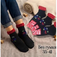 Жіночі махрові шкарпетки без гумки. Розмір 37-41 Жіночі махрові шкарпетки без гумки. Розмір 37-41