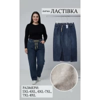 Джинси жіночі теплі, всередині на флісі. Ластівка. Розміри: 5XL-8XL. Джинси жіночі теплі, всередині на флісі. Ластівка. Розміри: 5XL-8XL.