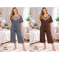 Пижамы Футболка с бриджами XL-2XL-3XL-4XL-5XL