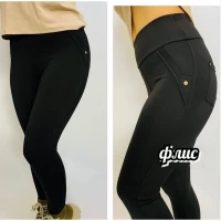 Жіночі теплі лосини. Розміри 42-48. Матеріал мікродайвінг на флісі. 85469