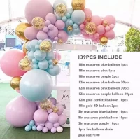 Арка гирлянда из воздушных шаров "Рассвет", 139 шт 