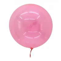 Воздушный шар bubbles красный 45 см