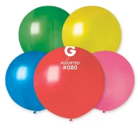 Воздушный шар сюрприз, гигант металлик ассорти 31" (80 см) Gemar