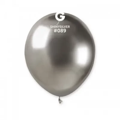 Шары воздушные хром серебро 5" (100 шт/уп) Gemar Шары воздушные хром серебро 5" (100 шт/уп) Gemar