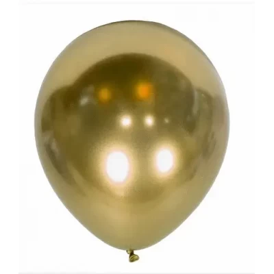 Шары воздушные хром золото 12" (50 шт/уп), Китай