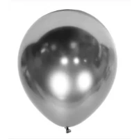 Шары воздушные хром серебро 12" (50 шт/уп), Китай 