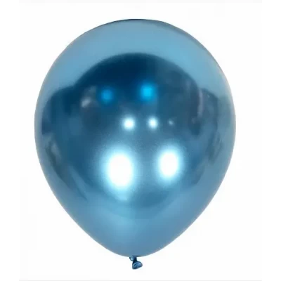 Шары воздушные хром синий 12" (50 шт/уп), Китай