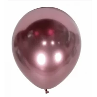 Шары воздушные хром розовый 12" (50 шт/уп), Китай 
