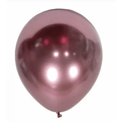 Шары воздушные хром розовый 12" (50 шт/уп), Китай