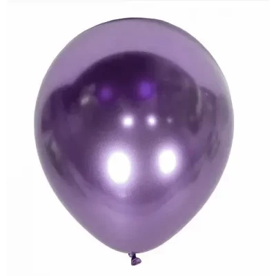 Шары воздушные хром фиолетовый 12" (50 шт/уп), Китай