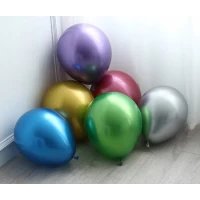 Шары воздушные хром ассорти 18" (25 шт/уп), Китай 