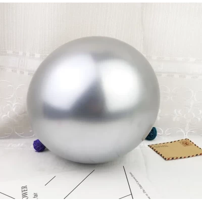 Шары воздушные хром серебро 18" (25 шт/уп), Китай