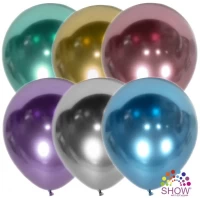 Шары воздушные хром ассорти 12" (50 шт/уп) Kalisan