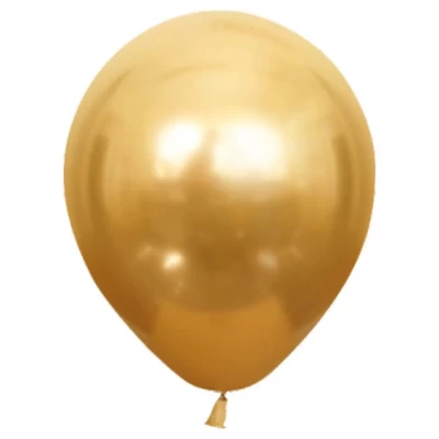 Шары воздушные хром золото 12" (50 шт/уп) Balonevi