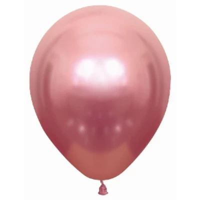 Шары воздушные хром розовый 12" (50 шт/уп) Balonevi