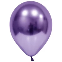 Шары воздушные хром фиолетовый 12" (50 шт/уп) Balonevi 