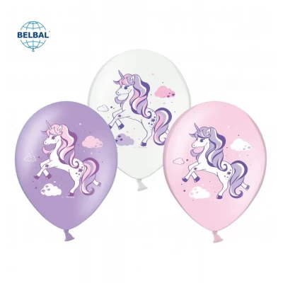Воздушные шары Единорог микс, 25 шт/уп (1ст) ТМ Sharoff