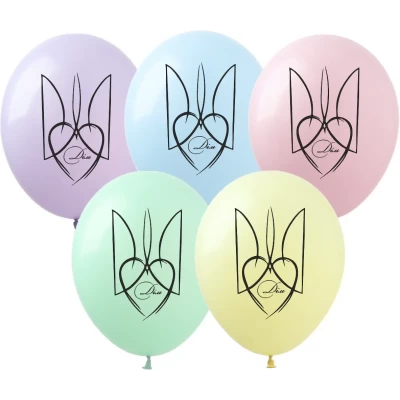 Воздушные шары Украина-дом, 12" (1 ст) ТМ Show