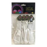 Светящиеся шары для запуска в небо белые, 5 шт Светящиеся шары для запуска в небо белые, 5 шт