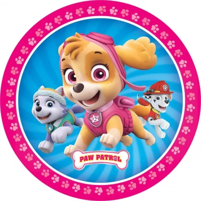 Тарелки бумажные одноразовые детские " Щенячий патруль Скай". 18 см.10 шт Тарелки бумажные одноразовые детские " Щенячий патруль Скай". 18 см.10 шт
