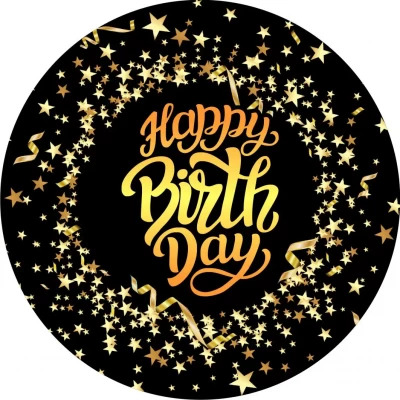 Тарелки бумажные детские одноразовые "Happy Birthday звёзды" 18 см 10 шт/уп Тарелки бумажные детские одноразовые "Happy Birthday звёзды" 18 см 10 шт/уп