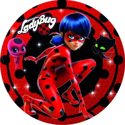 Тарелки бумажные одноразовые детские " Леди Жук " 18 см 10 шт Тарелки бумажные одноразовые детские " Леди Жук " 18 см 10 шт