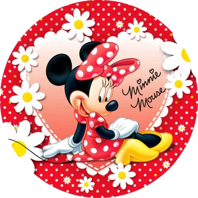 Тарелки бумажные одноразовые детские " Минни Маус ". 18 см.10 шт Тарелки бумажные одноразовые детские " Минни Маус ". 18 см.10 шт