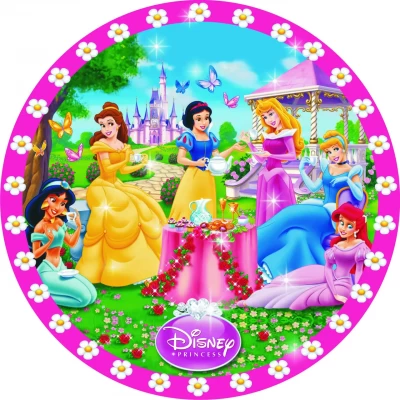 Тарелки бумажные одноразовые детские " Принцессы " 18 см 10 шт Тарелки бумажные одноразовые детские " Принцессы " 18 см 10 шт