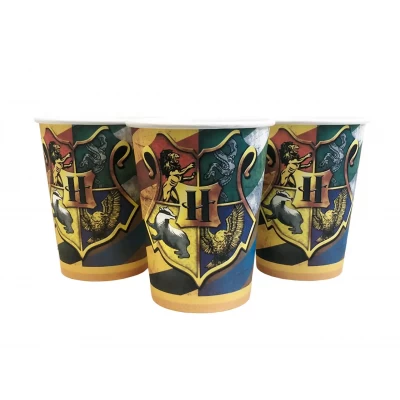 Стаканы одноразовые бумажные детские "Гарри Поттер" 10 шт/уп Стаканы одноразовые бумажные детские "Гарри Поттер" 10 шт/уп