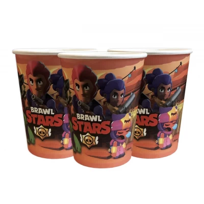 Стаканчики одноразовые детские "Битва звёзд" 10 шт/уп Стаканчики одноразовые детские "Битва звёзд" 10 шт/уп