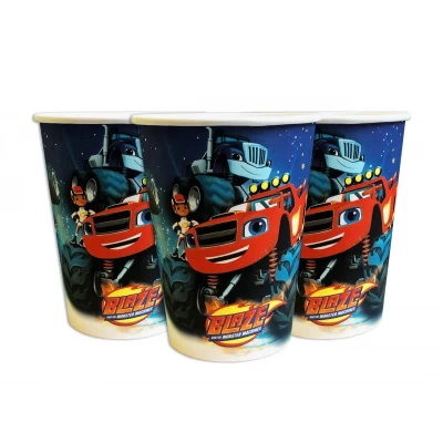 Стаканы одноразовые бумажные детские "Вспыш" 10 шт/уп Стаканы одноразовые бумажные детские "Вспыш" 10 шт/уп