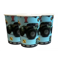 Стаканчики одноразовые детские "Машинки" 10 шт/уп  