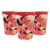 Стаканы одноразовые бумажные детские " Минни Маус с ромашками " 10 шт./уп