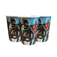 Стаканы одноразовые бумажные "Мстители" 10 шт/уп 