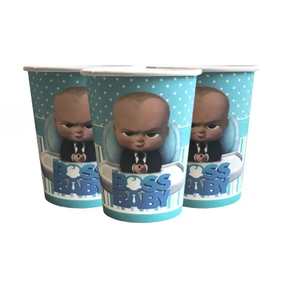 Стаканчики одноразовые детские "Босс молокосос" 10 шт/уп Стаканчики одноразовые детские "Босс молокосос" 10 шт/уп