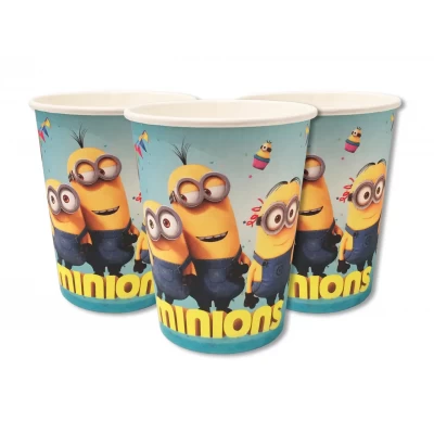 Стаканчики одноразовые праздничные детские " Миньоны " 10 шт/уп Стаканчики одноразовые праздничные детские " Миньоны " 10 шт/уп