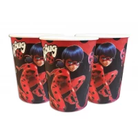 Стаканы одноразовые бумажные детские " Леди Жук" 10 шт./уп