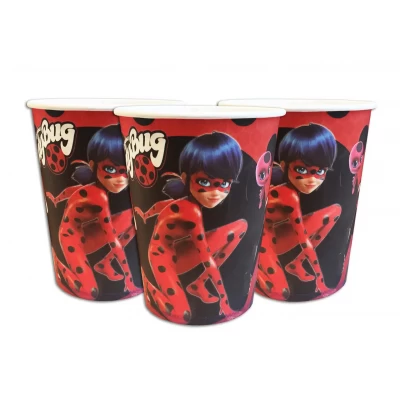 Стаканы одноразовые бумажные детские " Леди Жук" 10 шт./уп Стаканы одноразовые бумажные детские " Леди Жук" 10 шт./уп