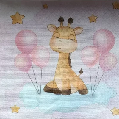 Салфетки сервировочные детские "Жираф с шариками" 20 шт Салфетки сервировочные детские "Жираф с шариками" 20 шт