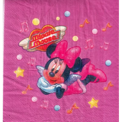 Салфетки сервировочные детские "Минни Маус" 20 шт Салфетки сервировочные детские "Минни Маус" 20 шт
