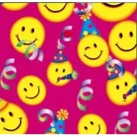 Салфетки праздничные "Смайлики" 20 шт