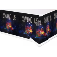 Скатерть детская полиэтиленовая "Амонг Ас" 180x110 см